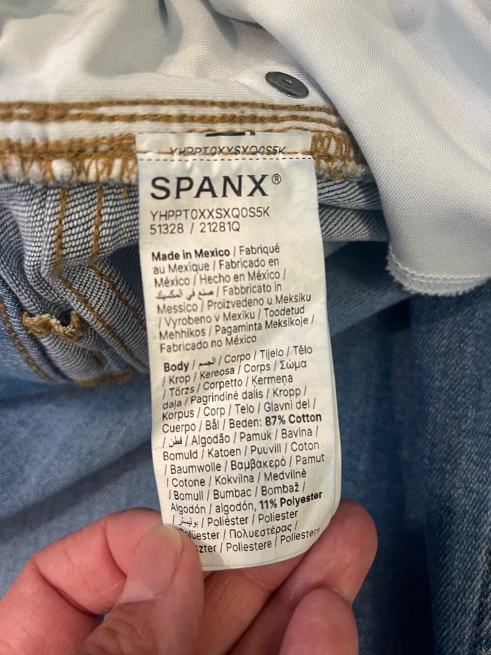 Spanx Jeans Pull On Wide Leg Sz 3X - Picture 3 of 10